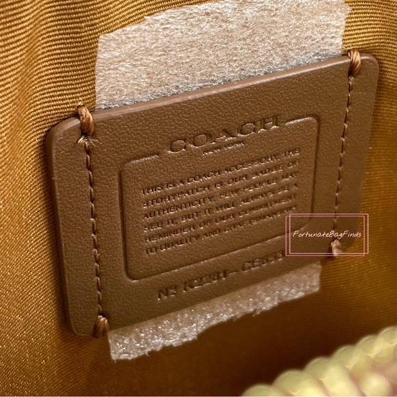 Coach Set Heart Cherry Print Heart Shaped Crossbody Butterfly Cluster Charm - Picture 12 of 14